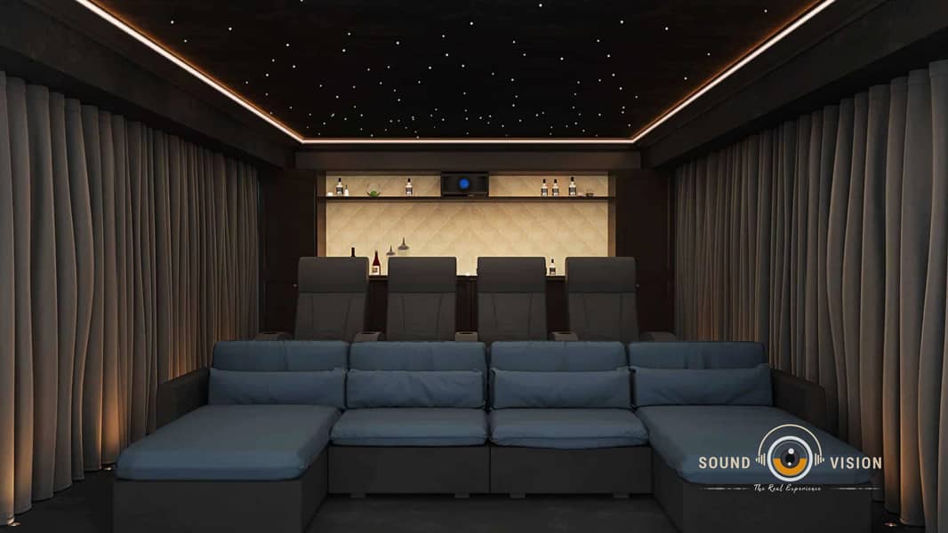 Luxury Customized Home Theatre Design & Installation 1