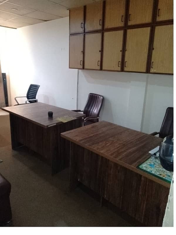 Fully Furnished Area 230 Square Feet Office Available For Rent Real Pictures in Main Boulevard Road Gulberg 3 Lahore 3