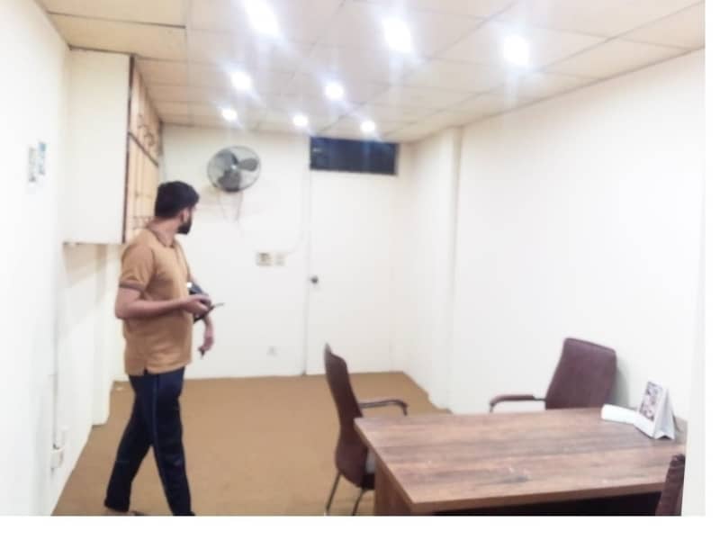 Fully Furnished Area 230 Square Feet Office Available For Rent Real Pictures in Main Boulevard Road Gulberg 3 Lahore 4