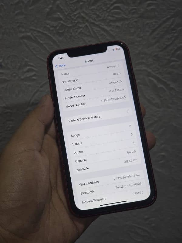 IPHONE XR 64GB JV 8