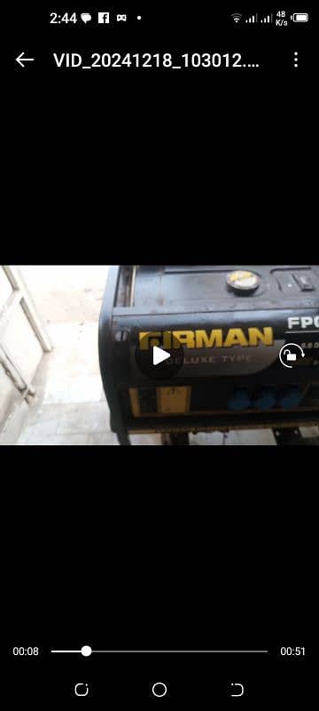 Furman generator for sale 6.6kv 1