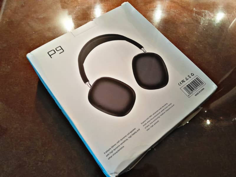 P9 Wireless Bluetooth Headphones: Act-Noise Cancellation, Built-in Mic 3