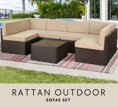 Rattan Sofa Set - Cafe Furniture - Outdoor Lawn Furniture - UPVC Chair