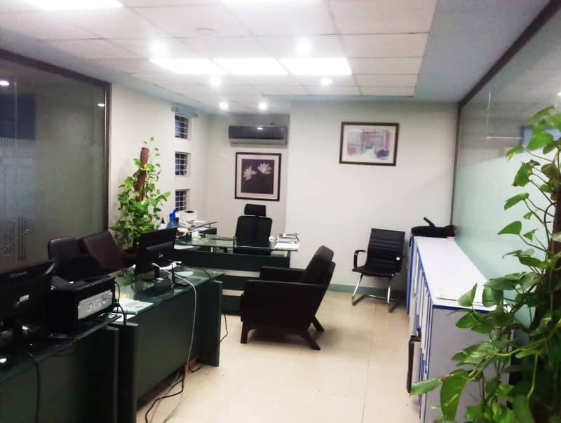 Rare Opportunity 4500 Sqft Brand New Office Green Meter Solar System on Roof Near Kalma Chowk Garden Town Lahore 7