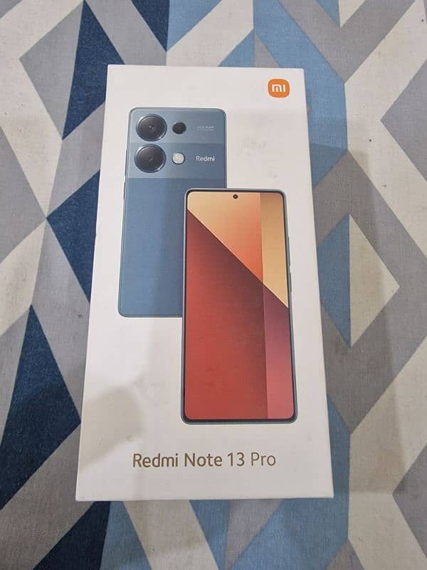 Redmi Note 13 Pro 8/256 gb dual sim Official Pta approved  with Box 0