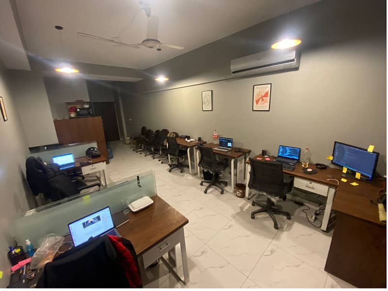 Fully Furnished Area 470 square Feet Brand New Corporation Office Available For Rent in Gulberg 3 Lahore 5