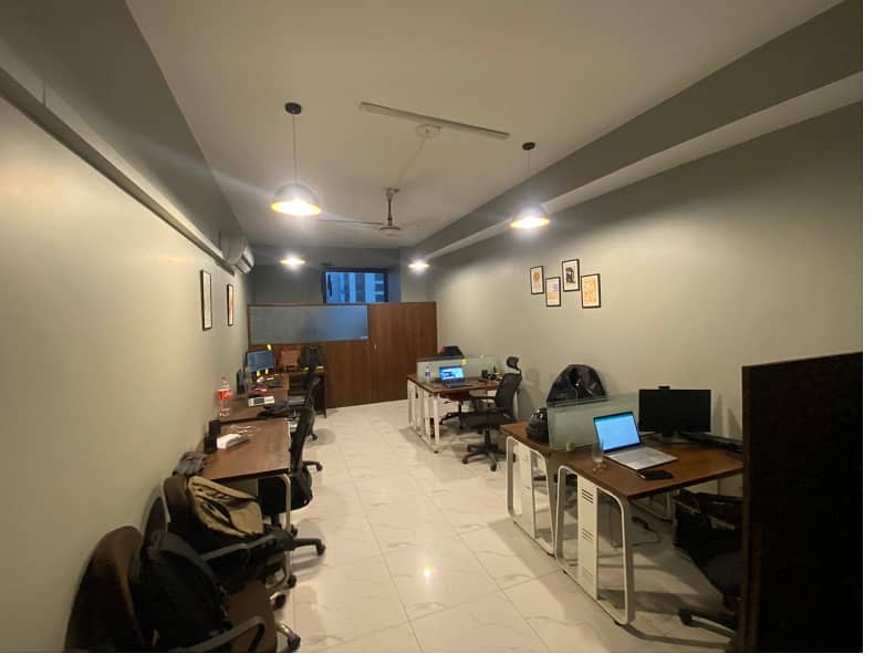 Fully Furnished Area 470 square Feet Brand New Corporation Office Available For Rent in Gulberg 3 Lahore 7