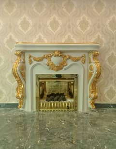 fire place / Marble fire place / fireplace / steel copper fireplace