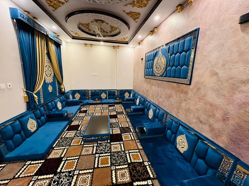 Arabic Majlis | Luxury Arabic Majlis | Arabic  Sofa | Saudi Majlis 5