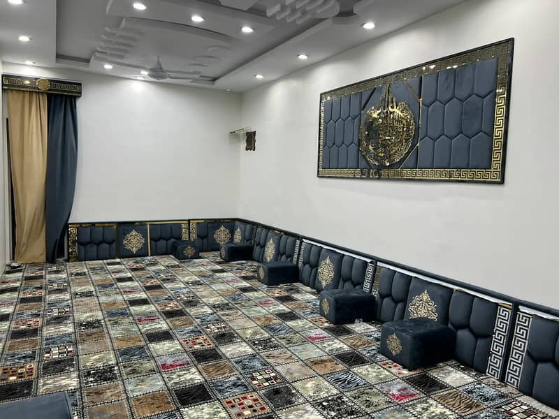 Arabic Majlis | Luxury Arabic Majlis | Arabic  Sofa | Saudi Majlis 8