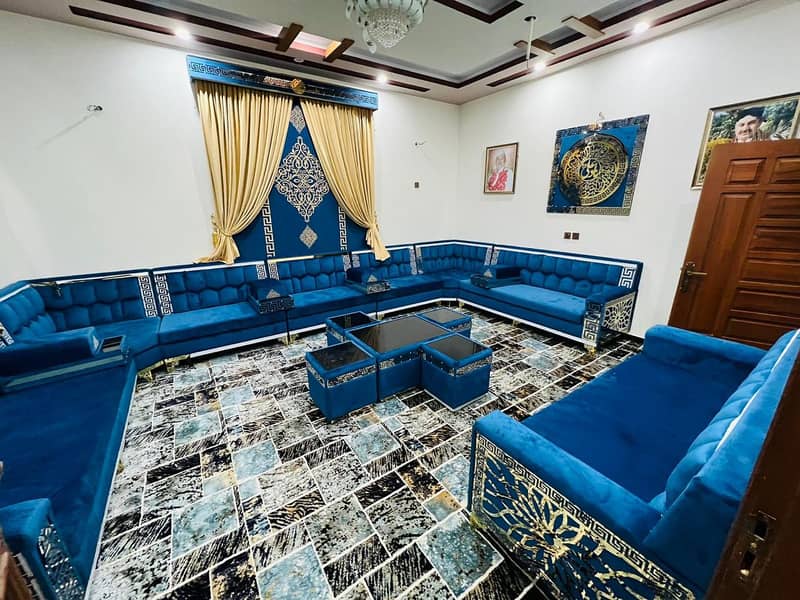 Arabic Majlis | Luxury Arabic Majlis | Arabic  Sofa | Saudi Majlis 14