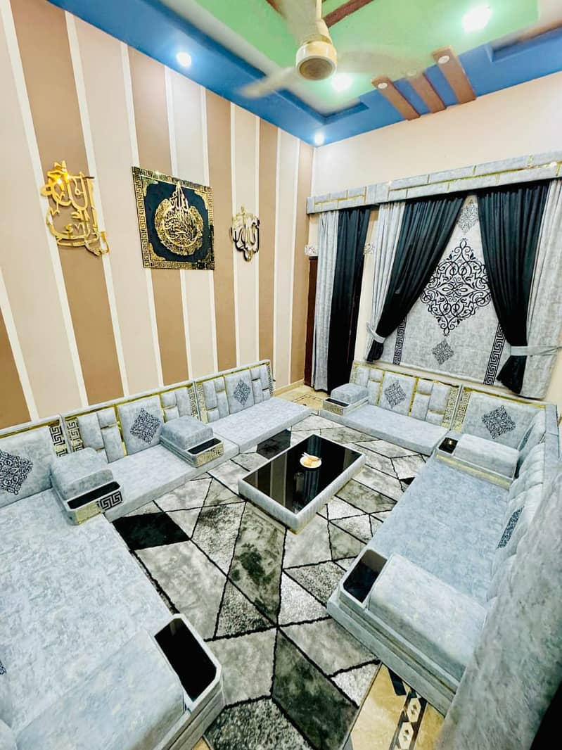 Arabic Majlis | Luxury Arabic Majlis | Arabic  Sofa | Saudi Majlis 18