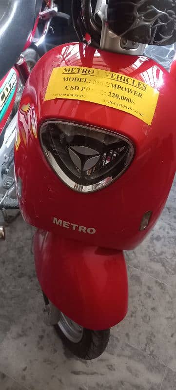 Metro electric scooty(M6) 0