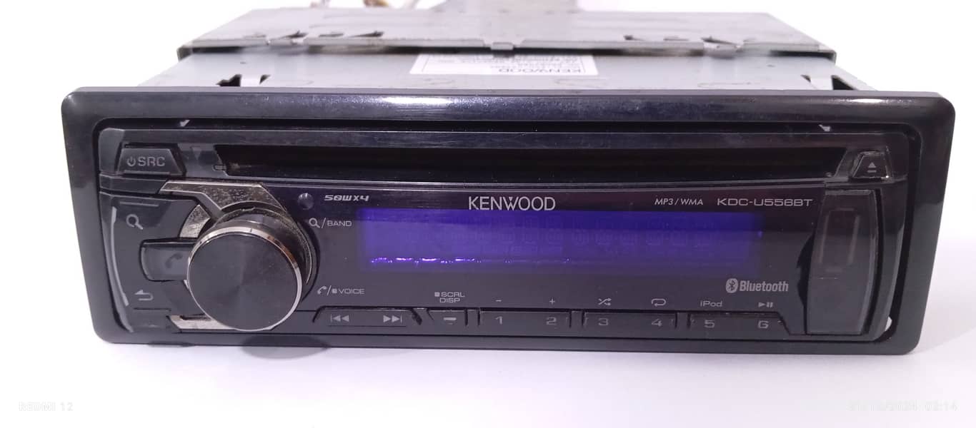 Car Tape (Kenwood KDC-U556BT Bluetooth) with remote 5