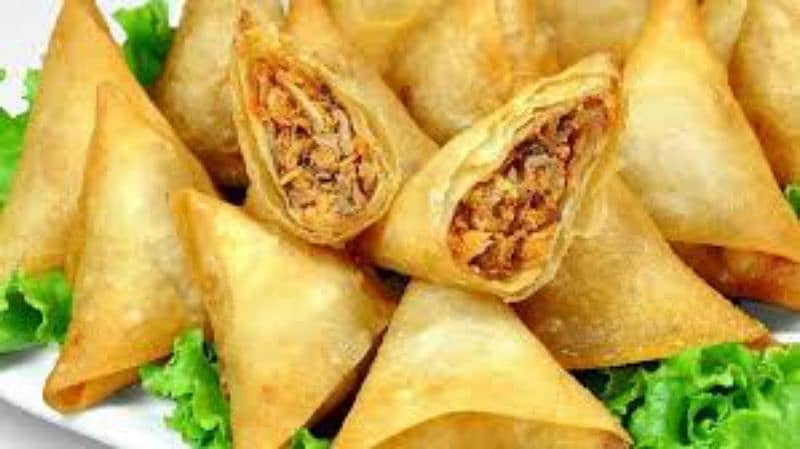 Chiken samosa , Vegetable samosa , Qeema Samosa 0