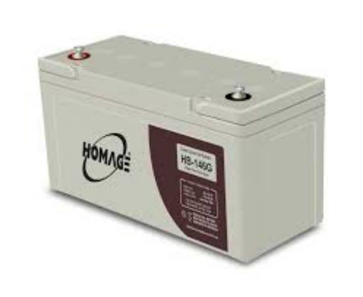 Homage HB-210G Gel Battery 0