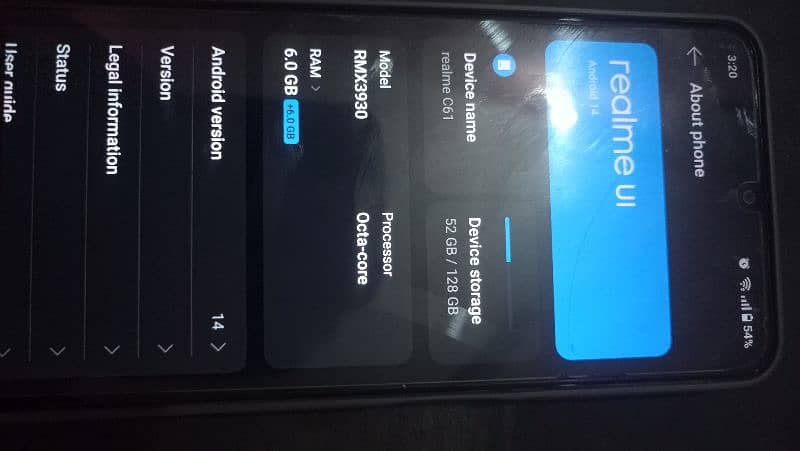 realme c61 condition 10/9 beautiful set 4