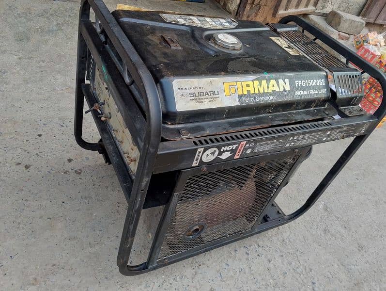 Fireman petrol generator 10.0kvi Rated  12.0 kvi MAX 5