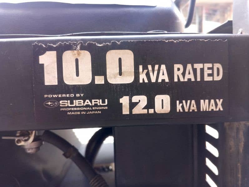 Fireman petrol generator 10.0kvi Rated  12.0 kvi MAX 9