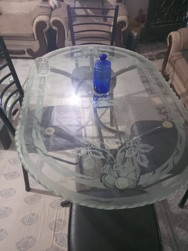 Dining table with 6 chairs 1