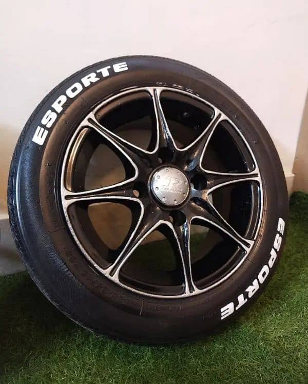 Alloy Rims and Tyre in Good Condition 1