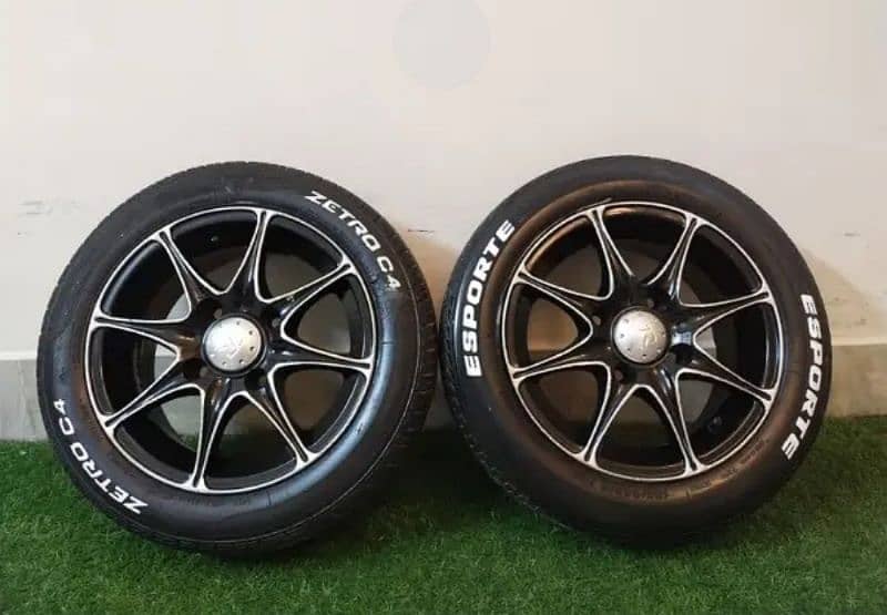 Alloy Rims and Tyre in Good Condition 2