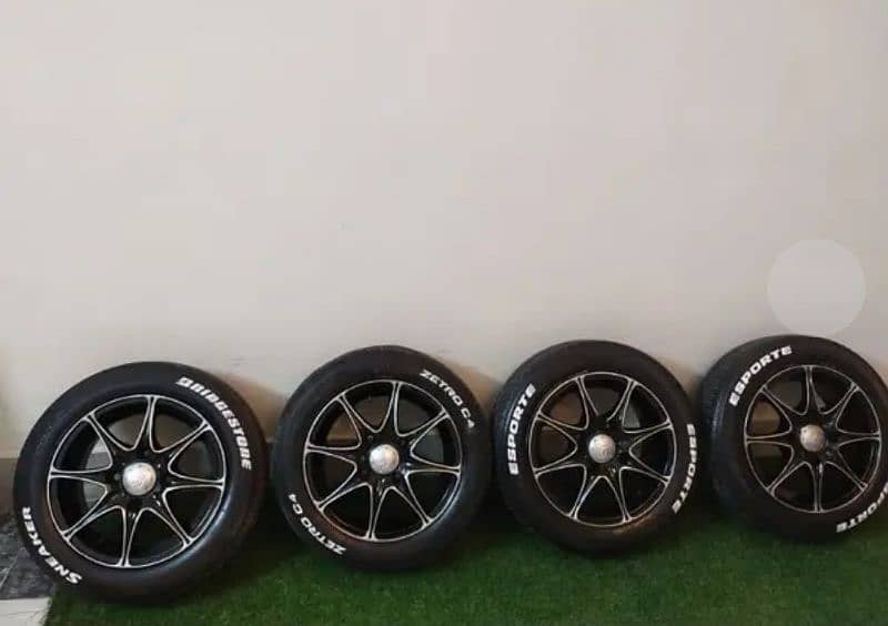 Alloy Rims and Tyre in Good Condition 3