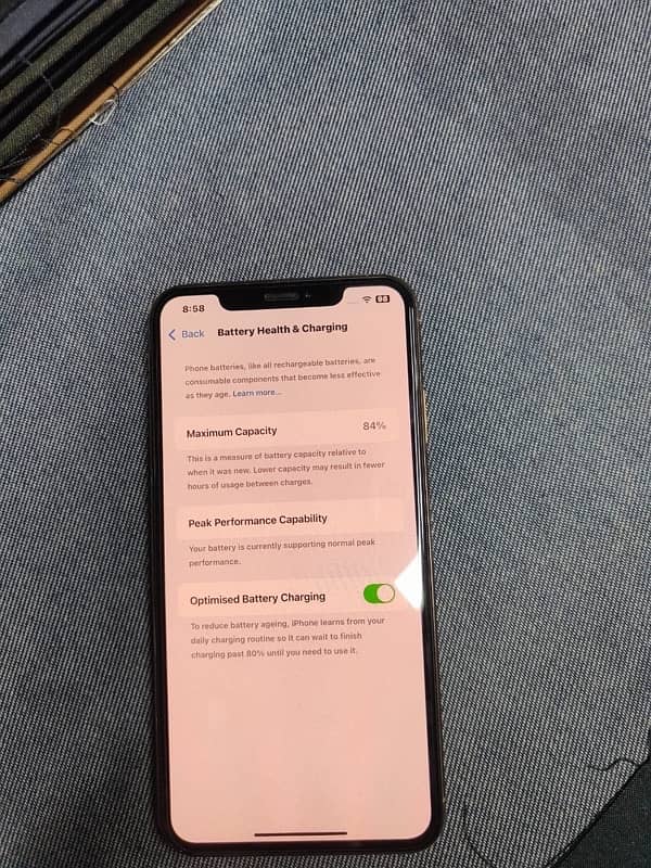 IPHONE XS MAX JV ALL OK FACE ID OK TRUE TONE OK BATTERY HEALTH 83 1