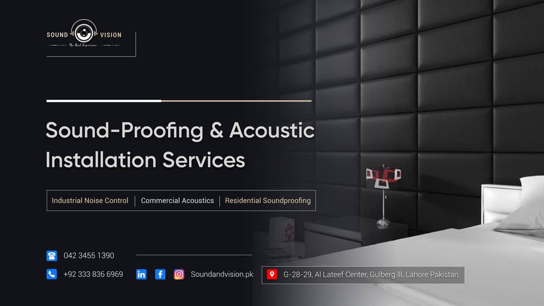 Sound-Proofing & Acoustic Installation Services 0