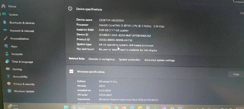 Dell latitude 3510 i3 10th generation 5