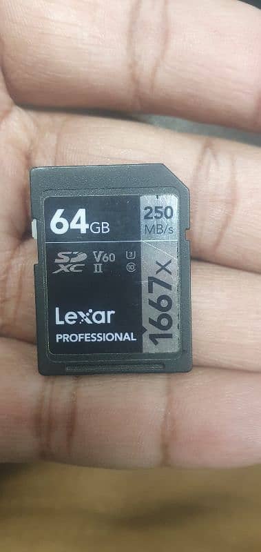 Memory Card Lexar Professional 64GB /250MB/s 0