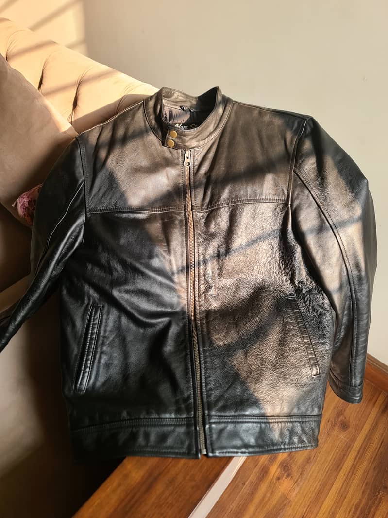 Cow Leather Jacket Moto Style Jacket 0