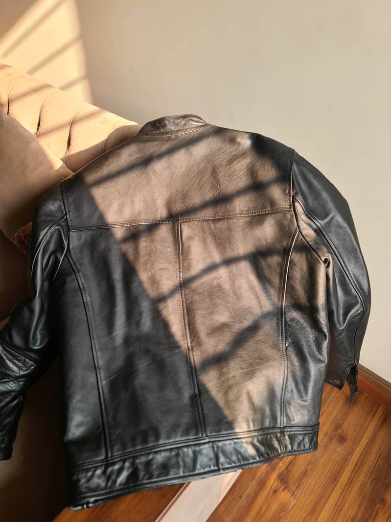 Cow Leather Jacket Moto Style Jacket 3