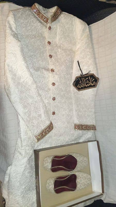 Sherwani with Khusa pair 0