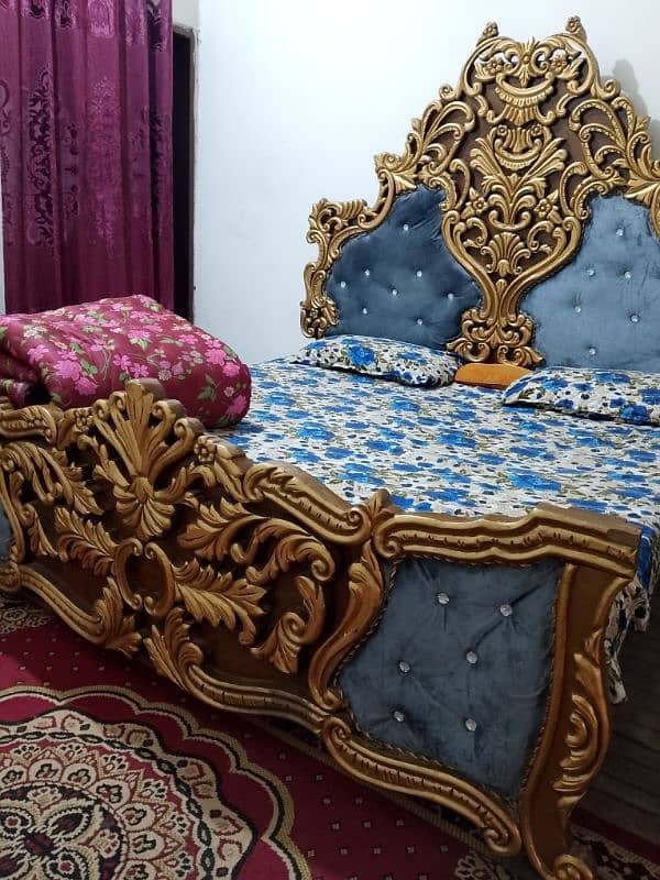 king size bed set urgent sale 1