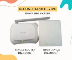 TP Link Router & Huawei hg8321 Fiber Device