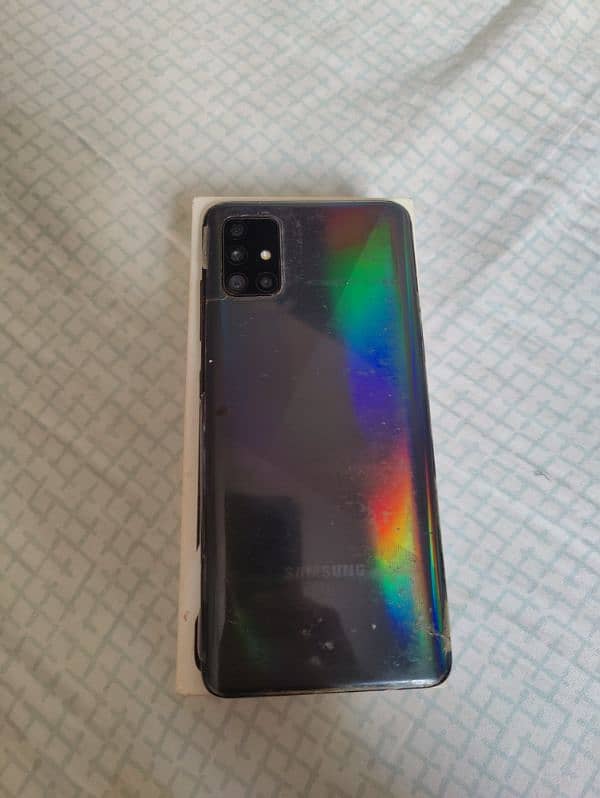 Samsung Galaxy A51 holographic black 1