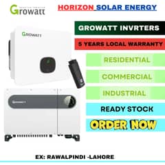 Growatt inverters available -best price - 5 years local warranty.