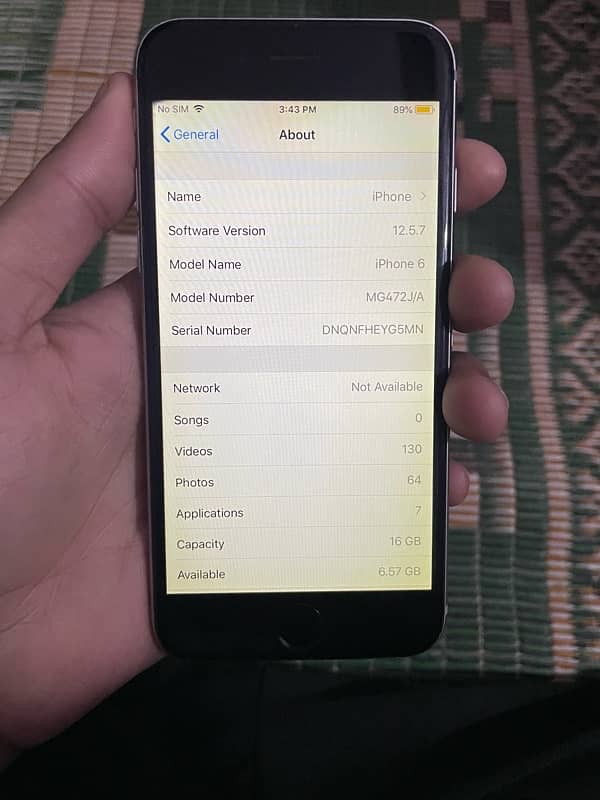 iPhone 6 10/ 9 condition 16gb health 100 non pta 5