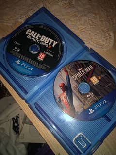 Ps4 cd spuder man or black ops2