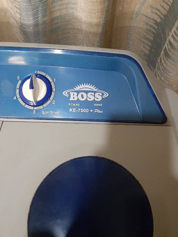 Boss washing machine and dryer (KE-7500+plus) 3