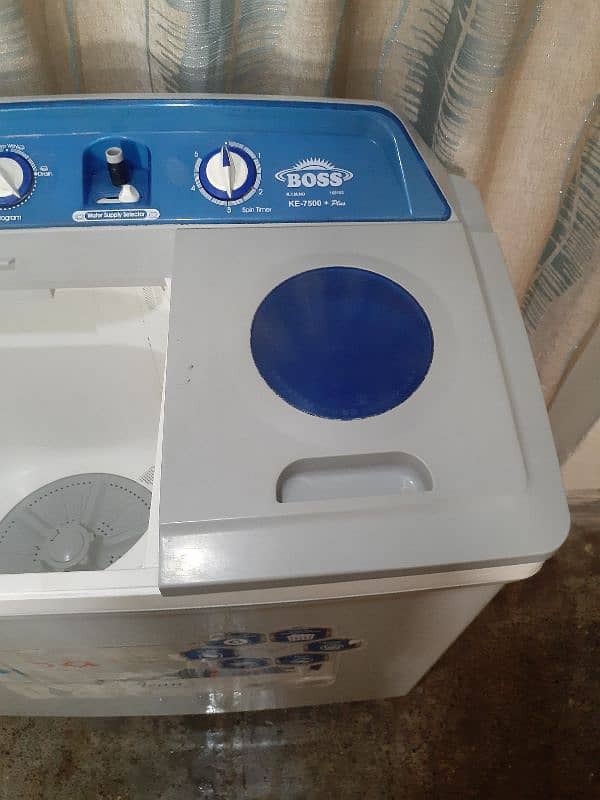 Boss washing machine and dryer (KE-7500+plus) 6