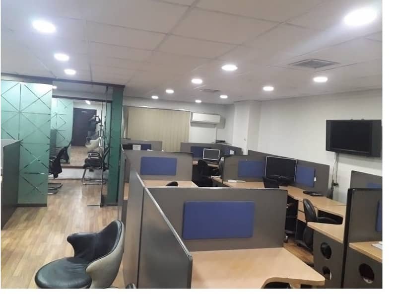 Fully Furnished Area 850 Square Feet Office Available For sale Real Pictures In Main Boulevard Road Gulberg 3 Lahore 0