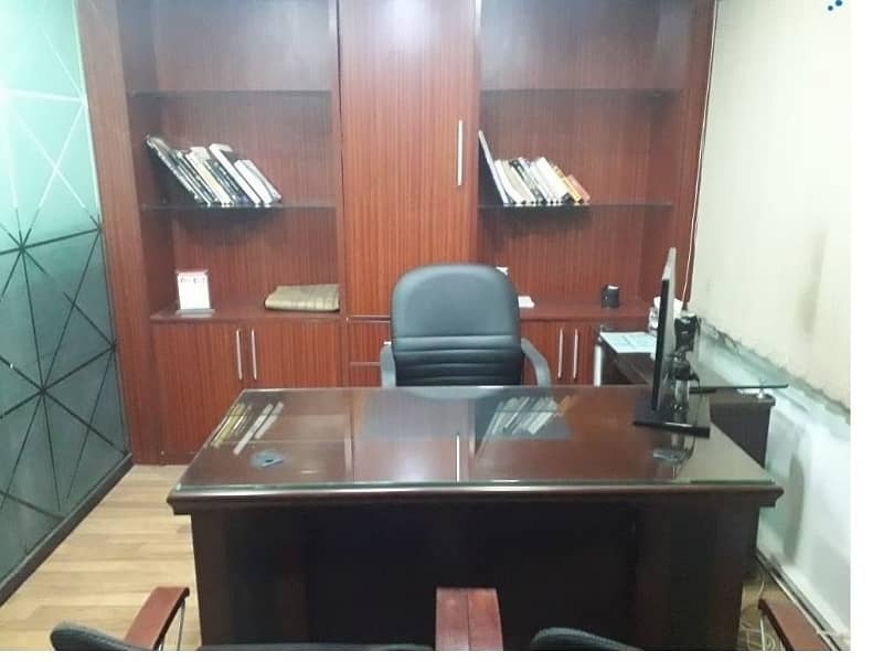 Fully Furnished Area 850 Square Feet Office Available For sale Real Pictures In Main Boulevard Road Gulberg 3 Lahore 4