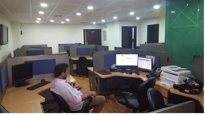 Fully Furnished Area 850 Square Feet Office Available For sale Real Pictures In Main Boulevard Road Gulberg 3 Lahore 11