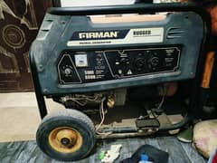 firman 6kva generator running watts 5000watts