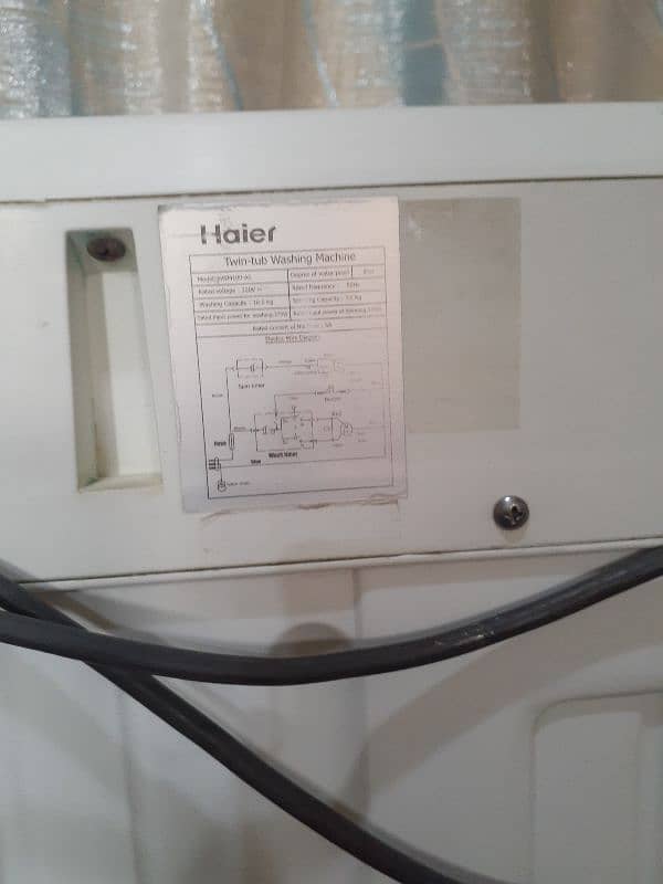 Haier washing machine and dryer (HWM 100-AS) 10