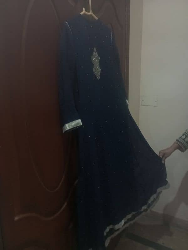 blue frock full stone work 12