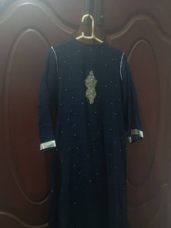 blue frock full stone work 14