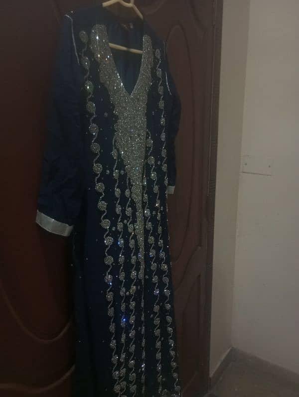 blue frock full stone work 15